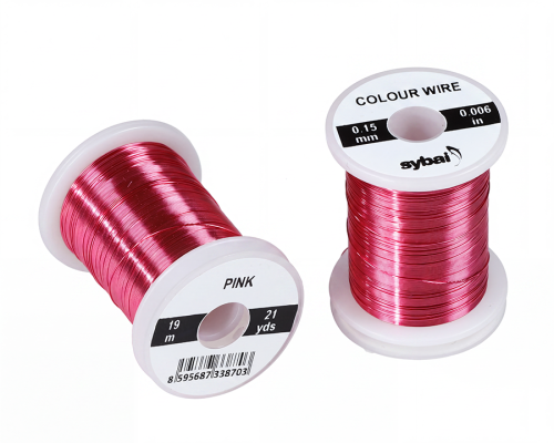 Colour Wire, 0.15 mm, Pink Colour Wire, 0.15 mm, Pink